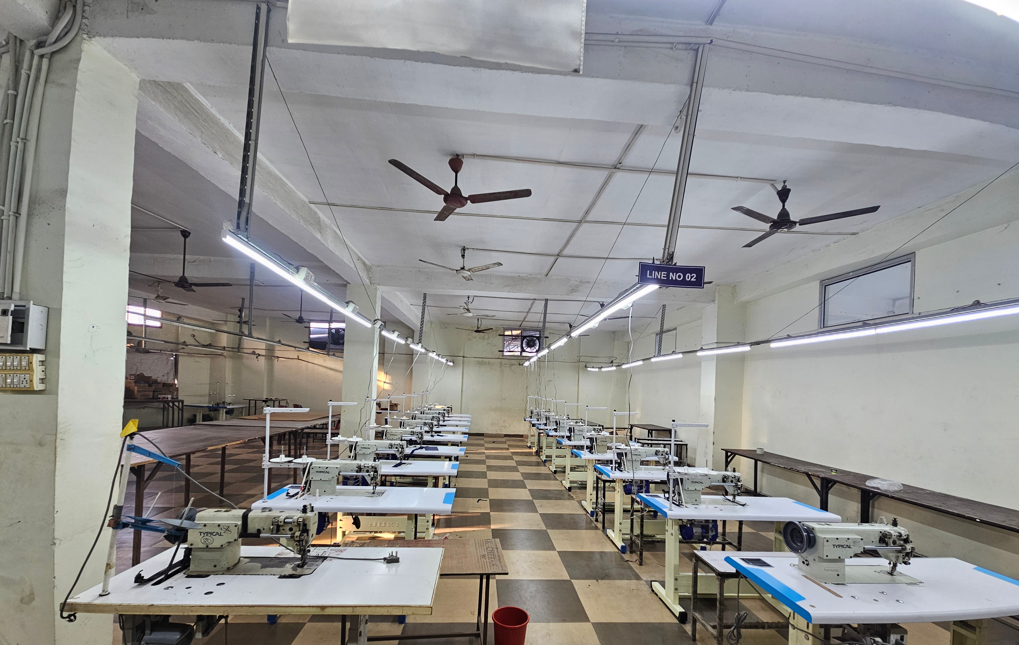 Busta team working on the shop floor